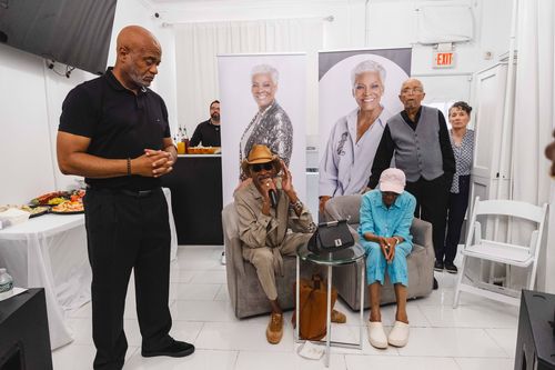 Warm smiles from the charity event.