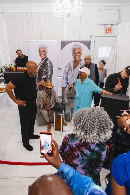 Cherished photos with a music legend.