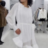Gossimer White Dress With Slip F1