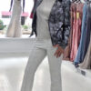 Navelty Pant Distressed Silver