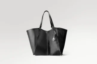 Muse Tote - Black Cavallino / Black Boxed Calf