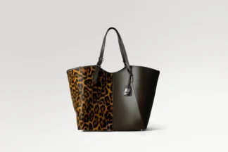 Muse Tote - Leopard Cavallino / Cocoa Boxed Calf