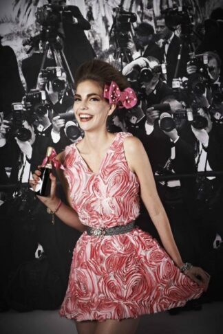 Gela Wesh Pink Flower Dress with Pockets – V-neck pink flower print dress with pockets
